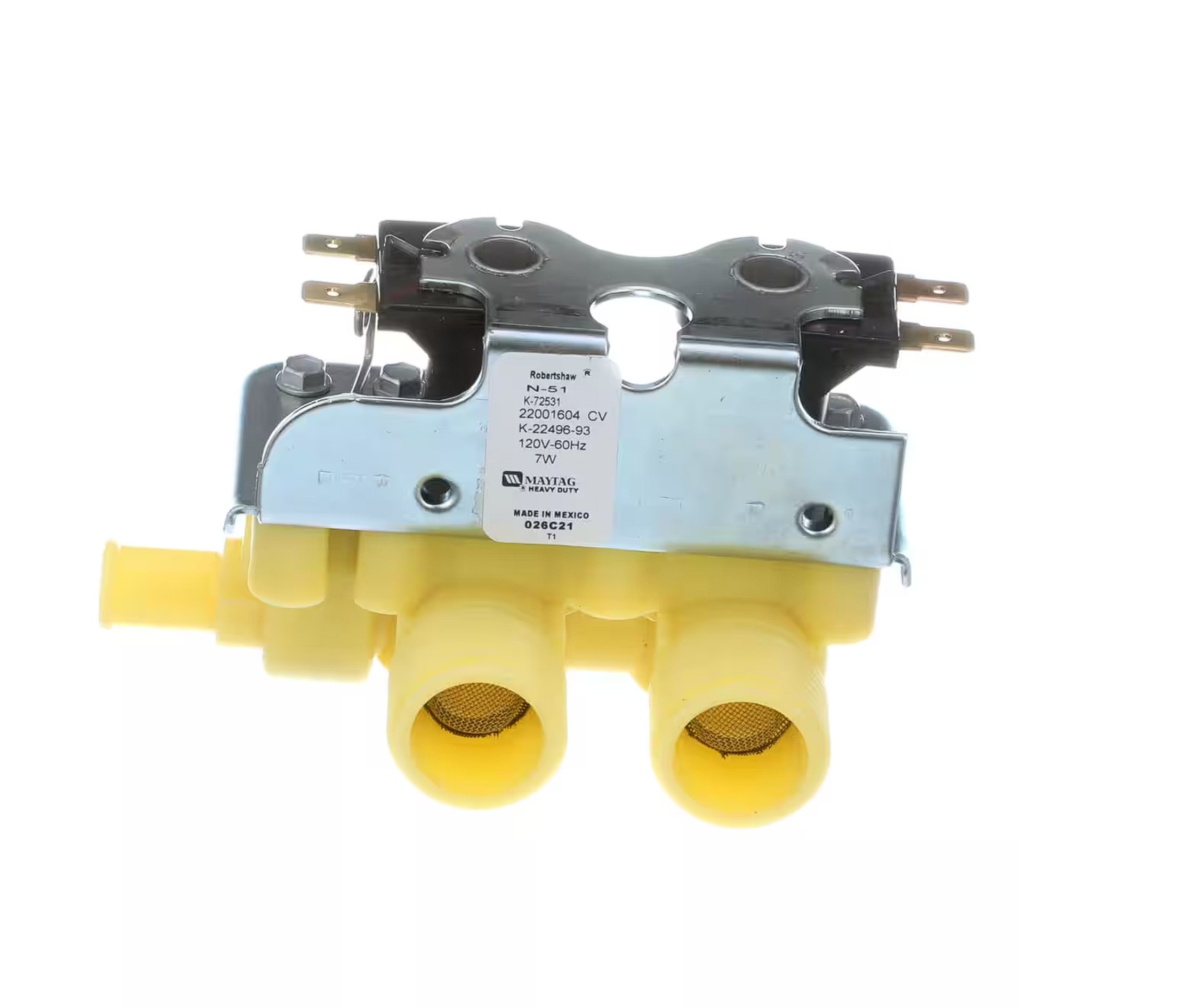 WP22001604 - Genuine OEM Whirlpool Washer Water Inlet Valve